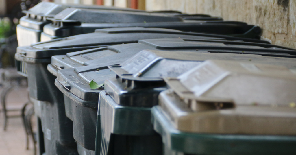 Different Trash Containers