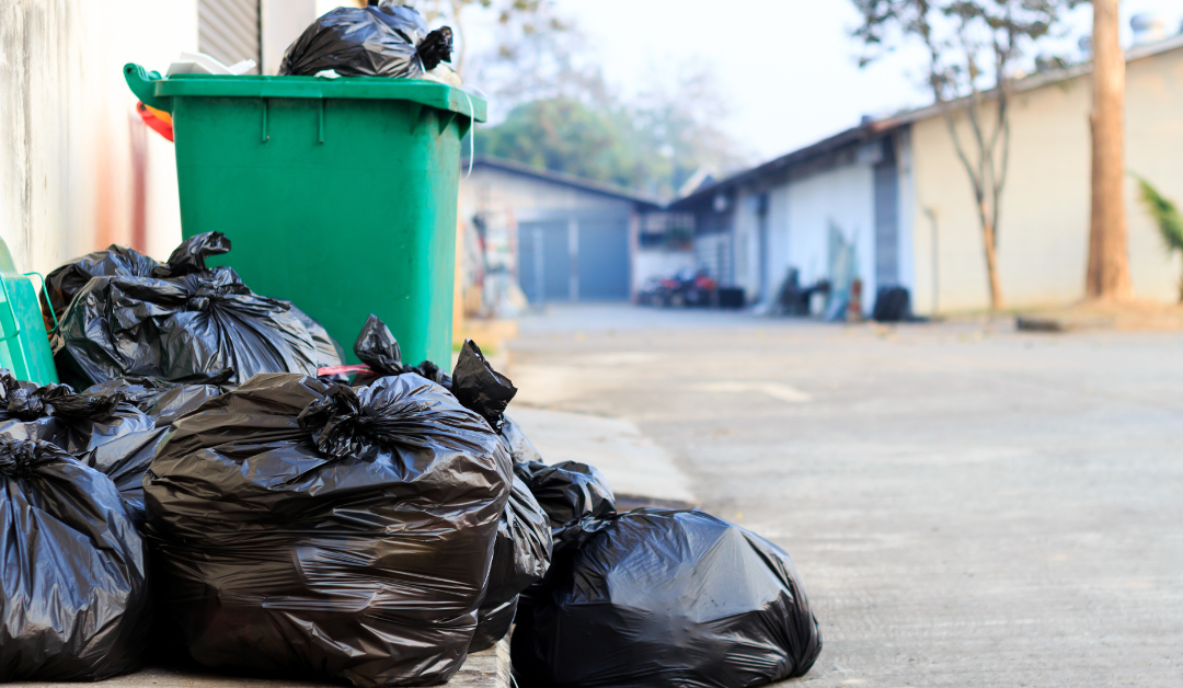 Make Sure Your Trash is in Trash Bags Before Putting It Out