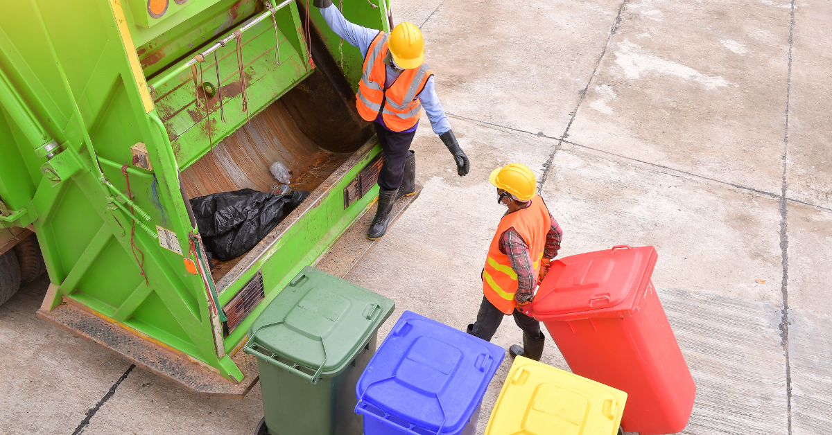 types of garbage bins